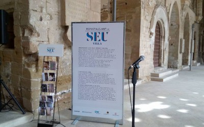 “REPOSTALEJANT LA SEU VELLA DE LLEIDA”, PROJECTES INNOVADORS QUE DEIXEN EMPREMPTA              “REPOSTALEANDO LA SEU VELLA DE LLEIDA”, PROYECTOS INNOVADORES QUE DEJAN HUELLA